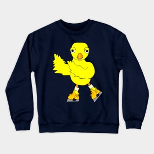 Ice Skating Chick Crewneck Sweatshirt